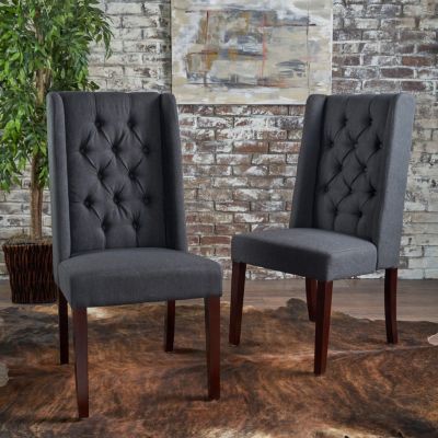 Elegant Tufted Wingback Dining Chairs Sophistication and Comfort