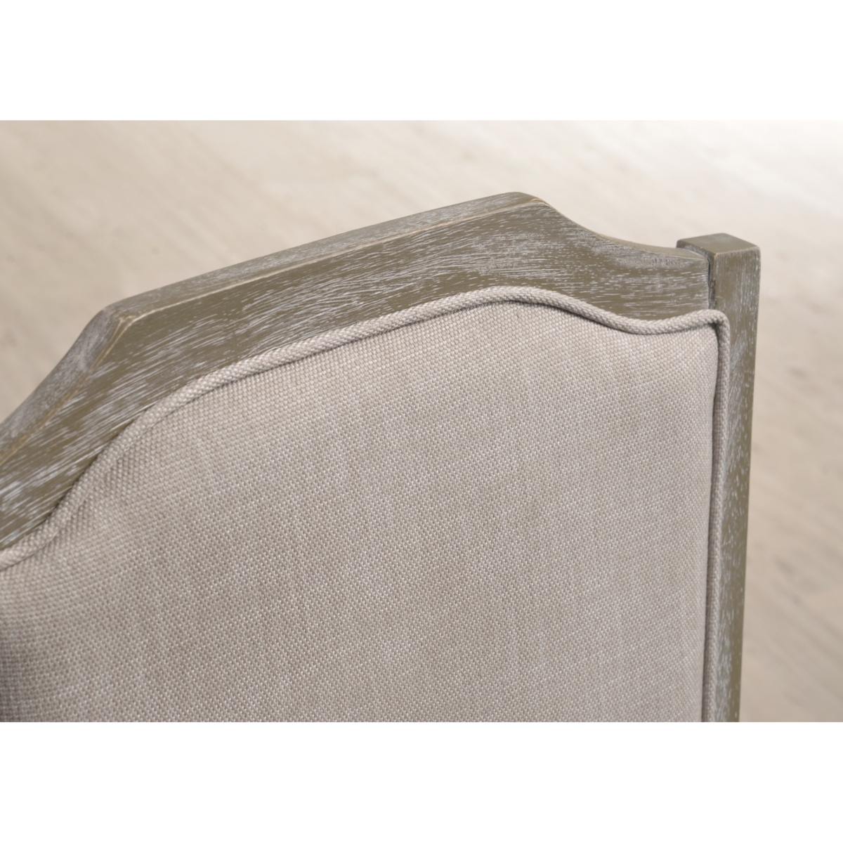 Wood Pedestal Dining Chair in Reclaimed Gray, Set of 2