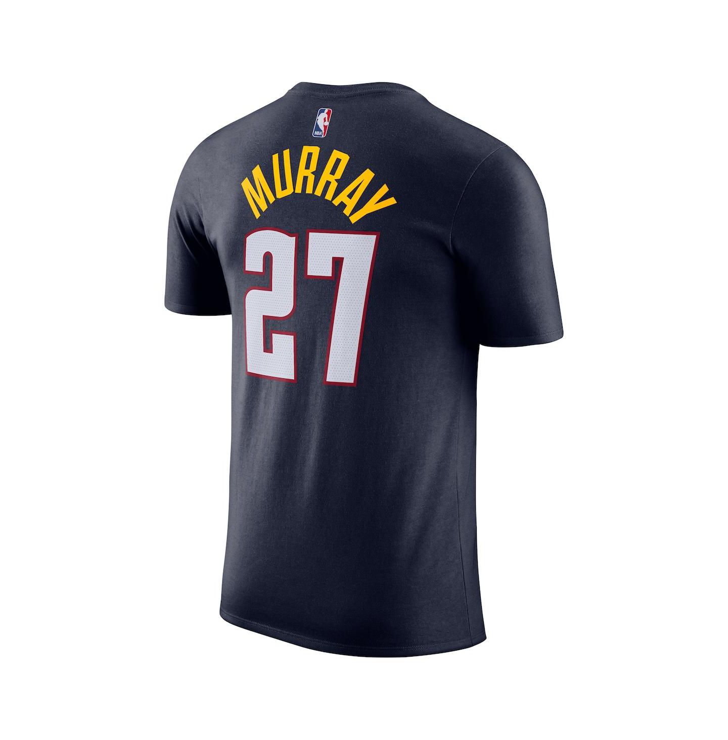 Мужская футболка Nike Jamal Murray Navy Denver Nuggets Icon Edition Name & Number — фото 2