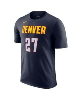 Men's Jamal Murray Navy Denver Nuggets Icon Edition Name Number T-Shirt