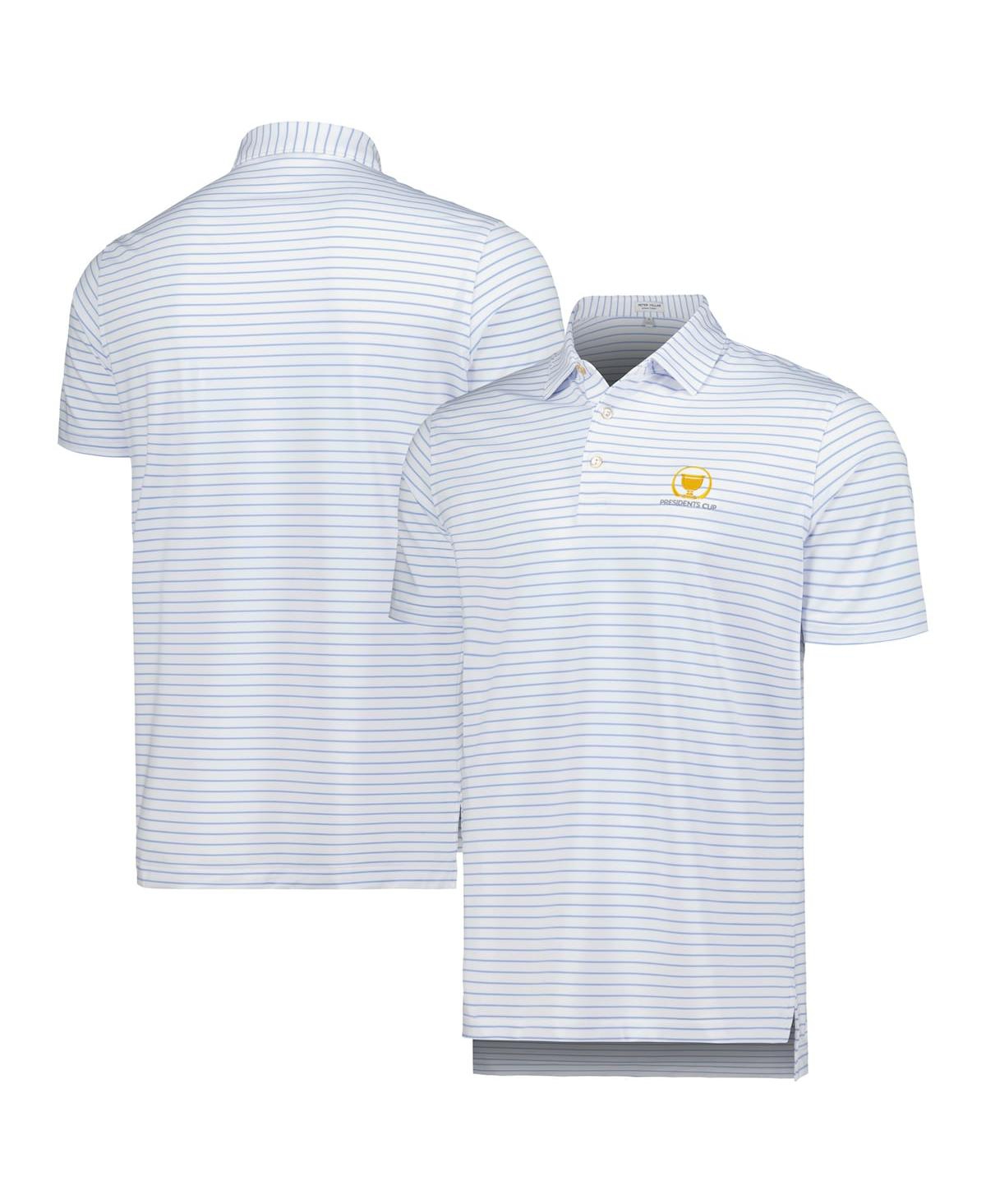 Men's White Presidents Cup Drum Performance Jersey Polo Shirt - White
