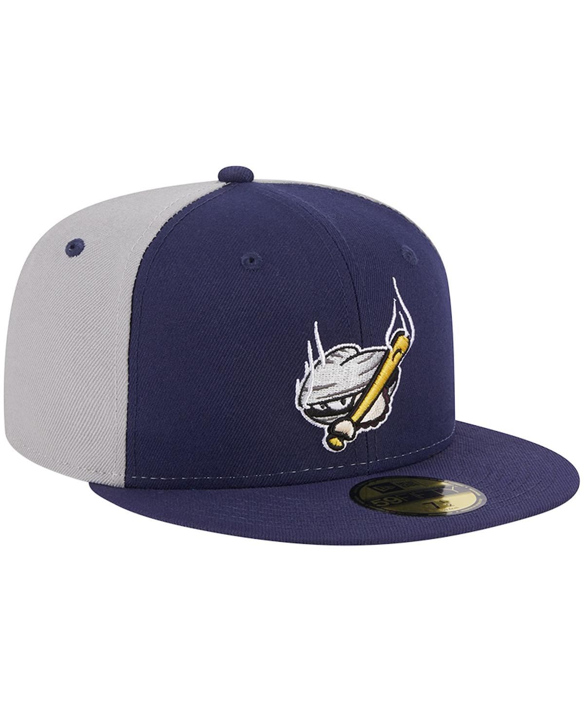 New Era Men'sPortland Sea Dogs Theme Nights Clam Bake 59FIFTY Fitted Hat - Navy
