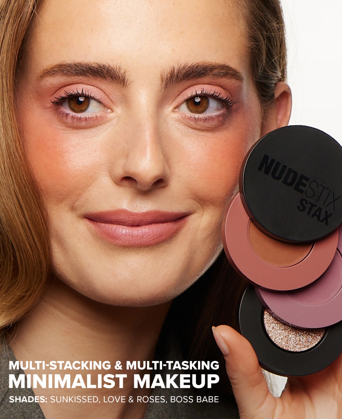 Nudestix 3-pc. Sunkissed Glow Stax Set In Love  Roses,sunkissed,bossbabe