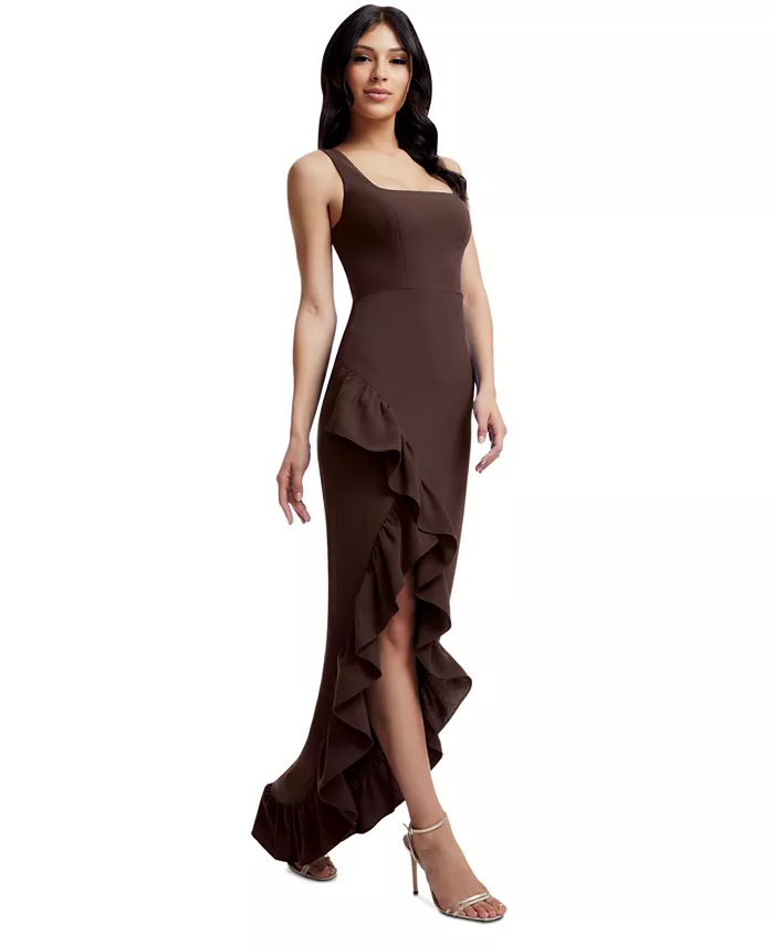 Women's Charlene Ruffled High-Low Gown - thumbnail 2