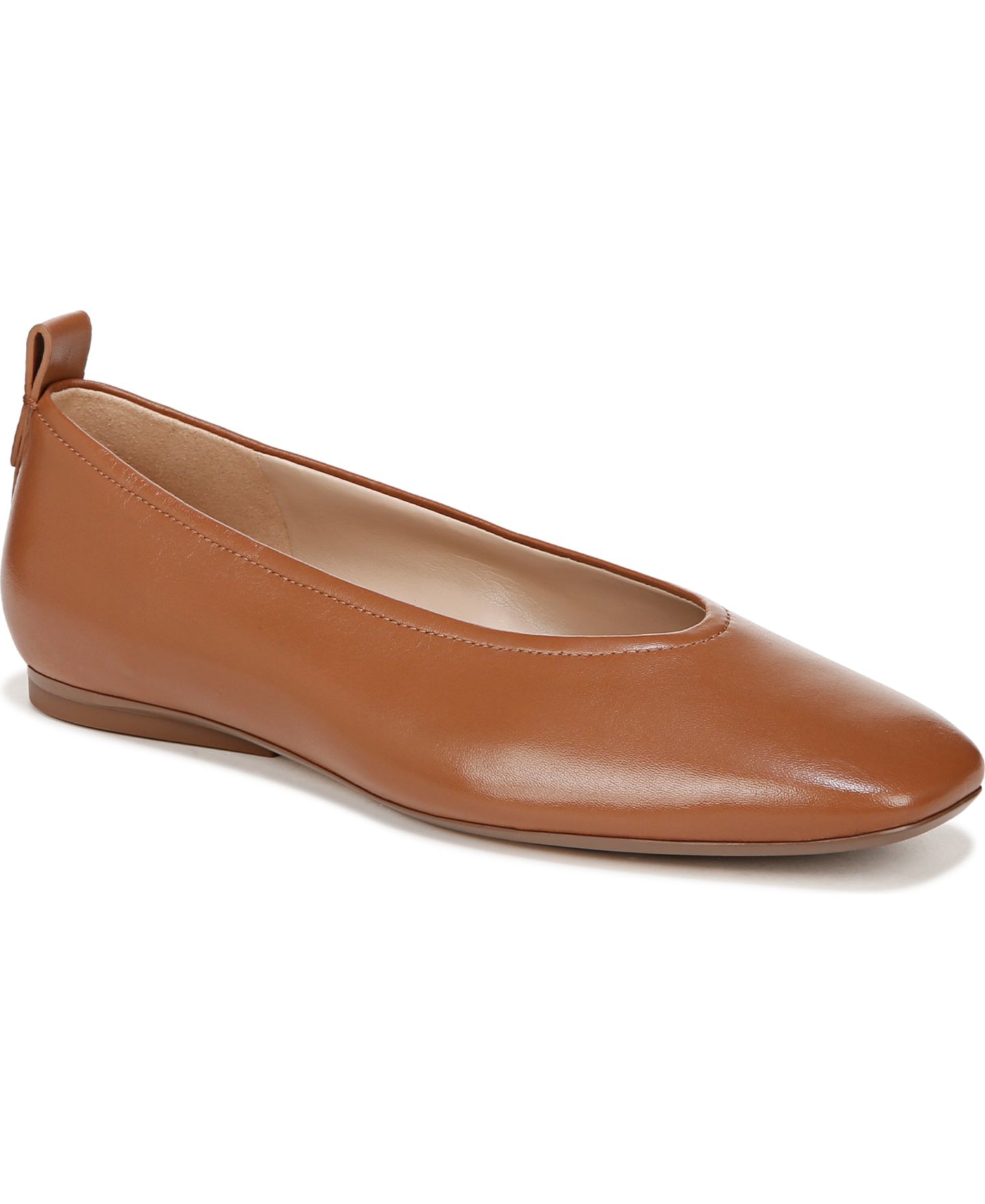 Женские балетки 27 EDIT Naturalizer Naturalizer Carla Square Toe Ballet Flats, цвет: Бежевый змеиный с принтом — фото 6
