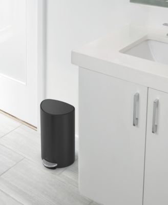 6 Liter Semi-Round Step Can with Liner Pocket