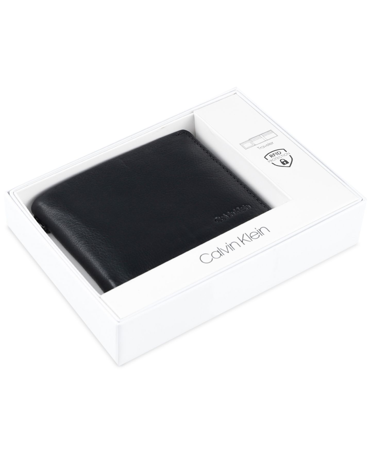 Мужской кошелёк Calvin Klein Gustave Traveler Wallet, цвет: Чёрный — фото 7