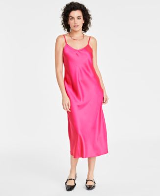 knee length dresses for ladies Carrington Mixed Media Layered Midi Dress main image 0