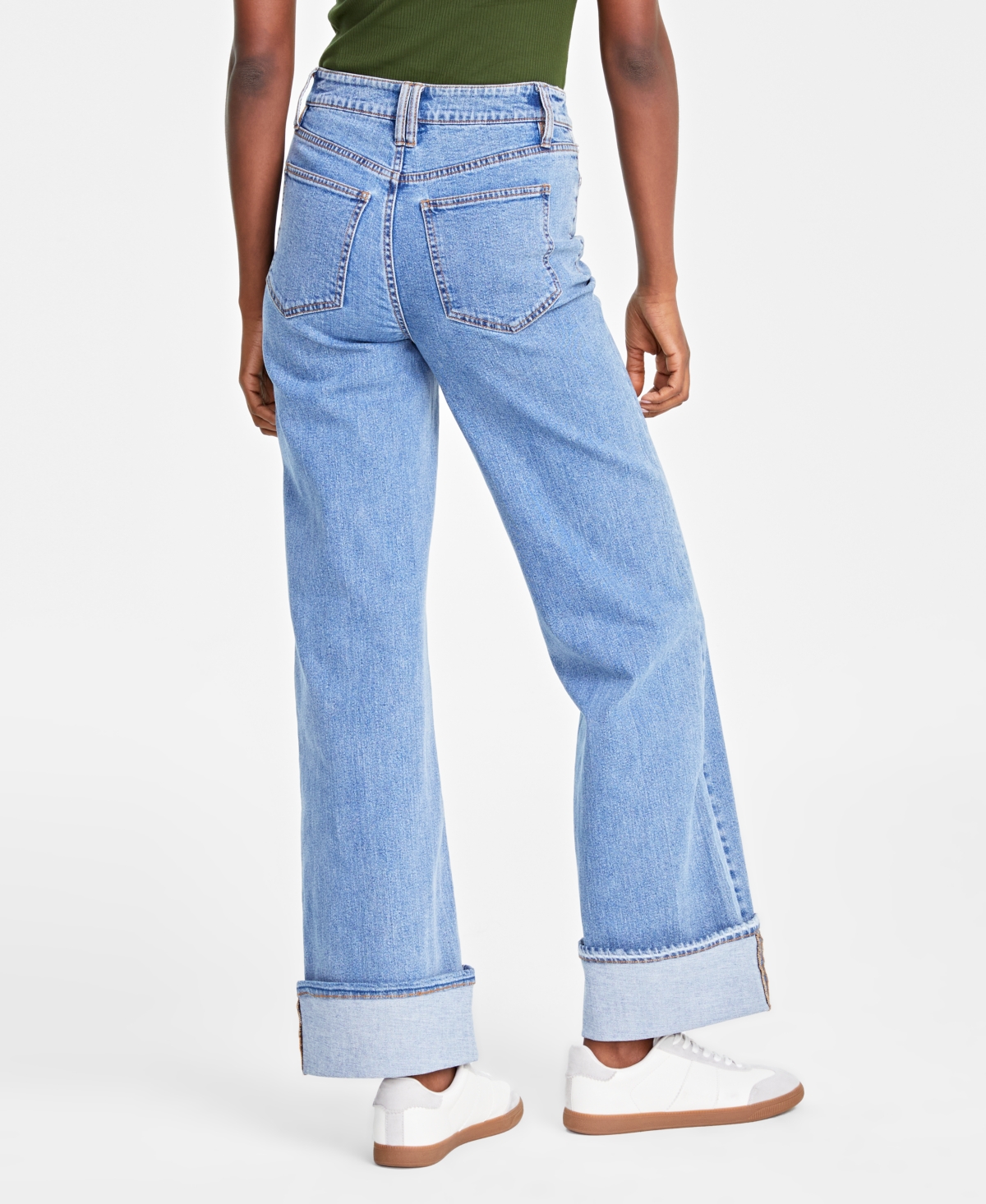 On 34th Women's Wide-Cuff Wide-Leg Jeans, Created for Macy's - Vintage