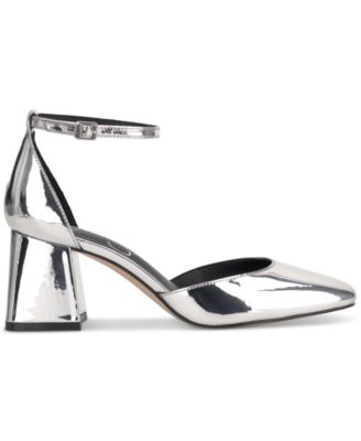 Women's Fulian Ankle-Strap Block-Heel Pumps