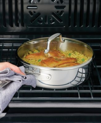 TriPly Clad Stainless Steel Glass Lid 10 Pc Cookware Set