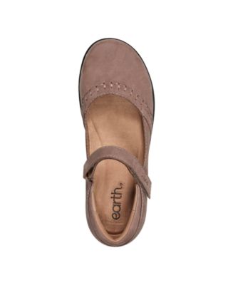 Women's Kalece Leather Stitched Mary Jane Flats