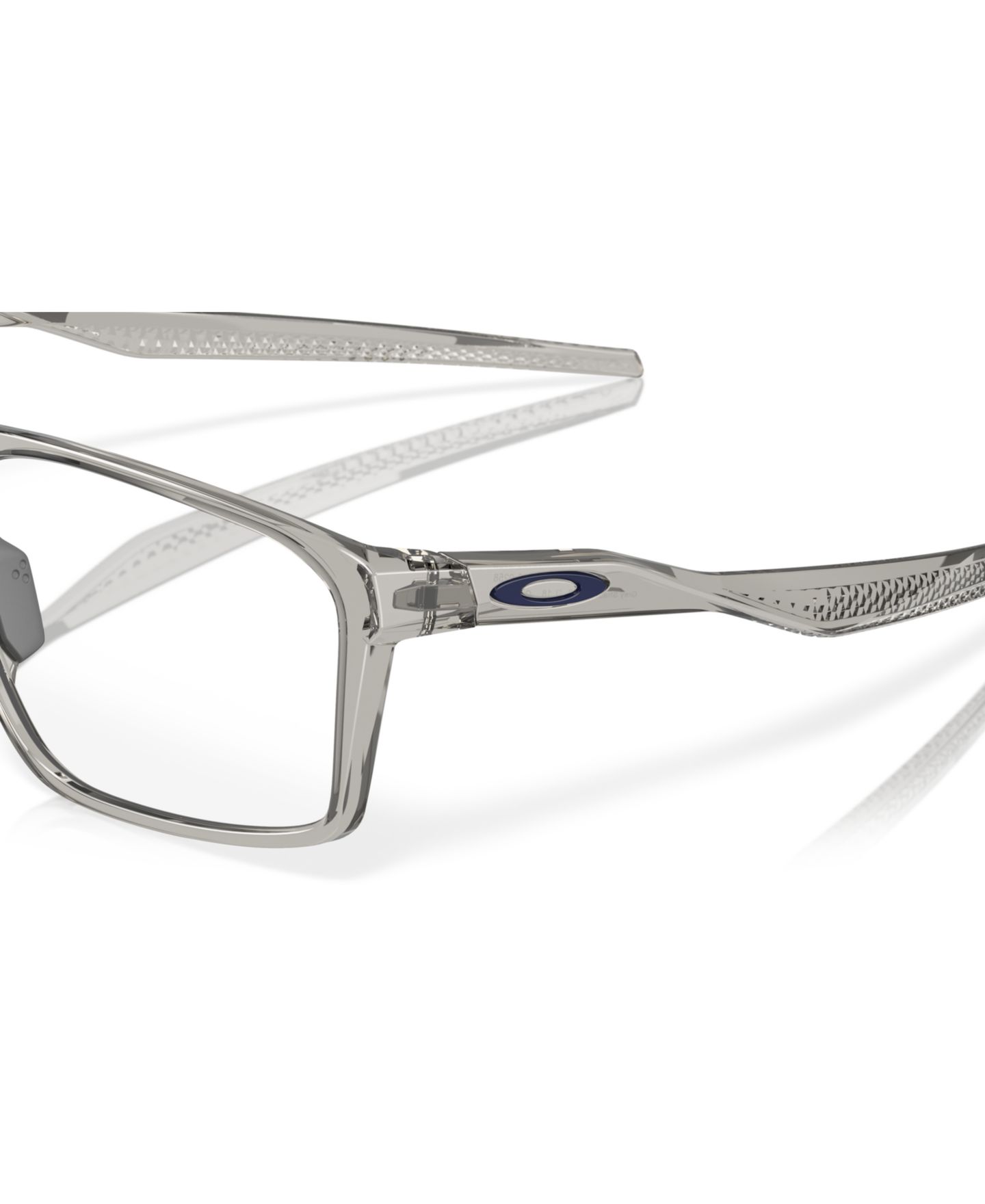 Мужские очки Celine Oakley Rectangle Bat Flip Eyeglasses, OX8183, цвет: Серый теневой — фото 7