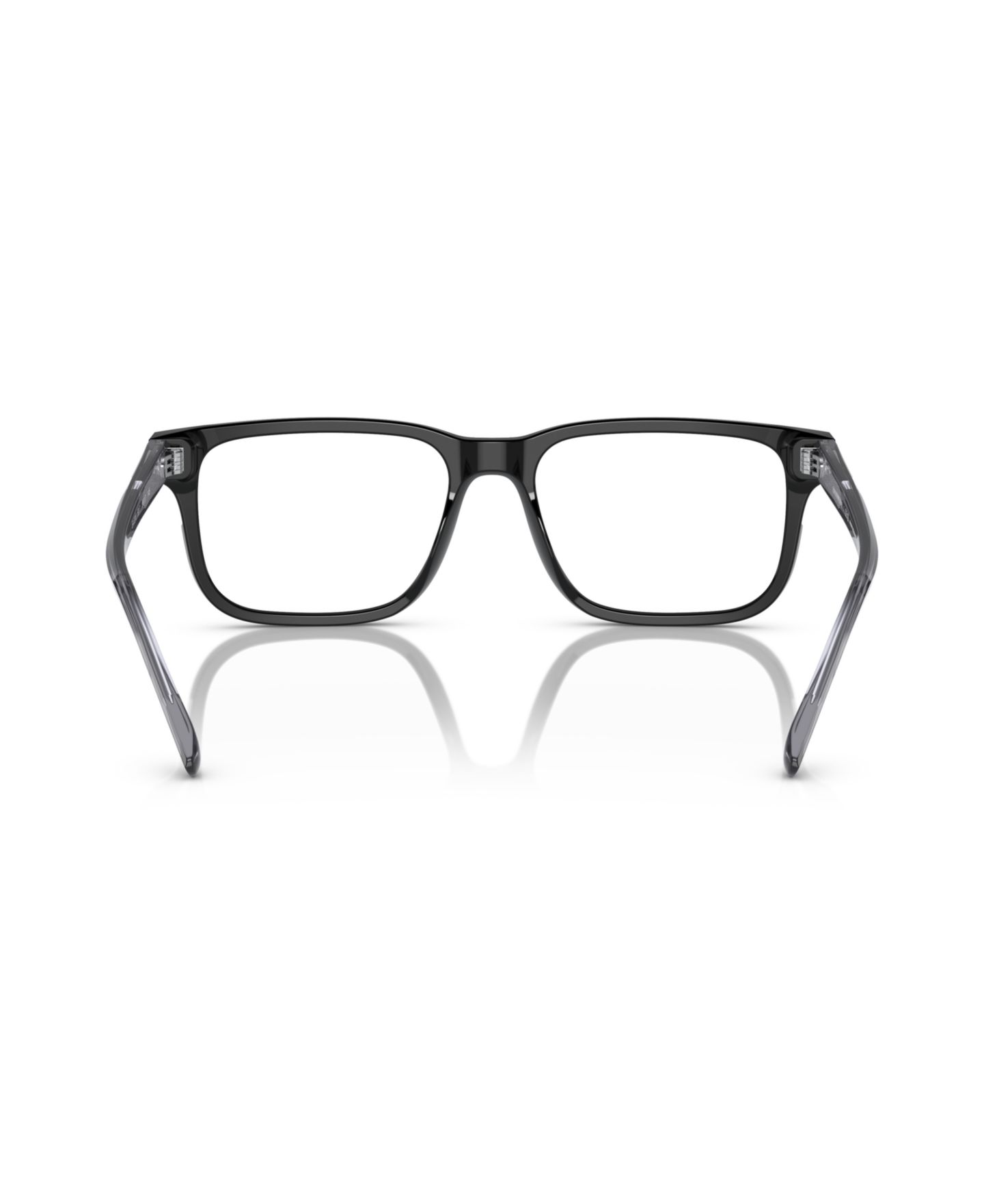 Мужские очки Emporio Armani Man Rectangle Plastic EA3218 Eyeglasses, цвет: Чёрный — фото 4