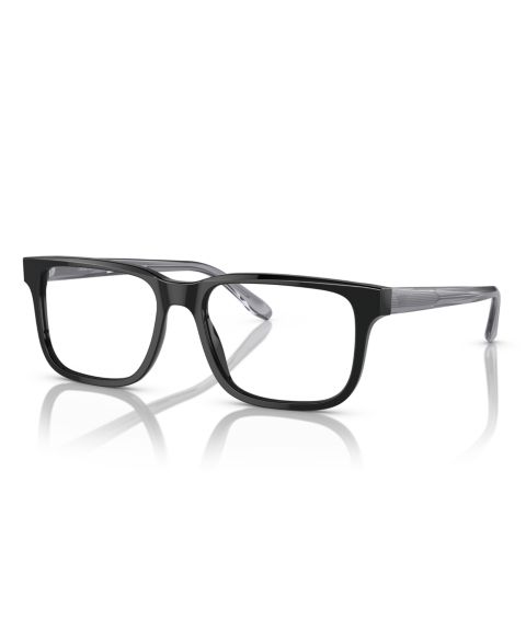 Мужские очки Emporio Armani Man Rectangle Plastic EA3218 Eyeglasses, цвет: Чёрный