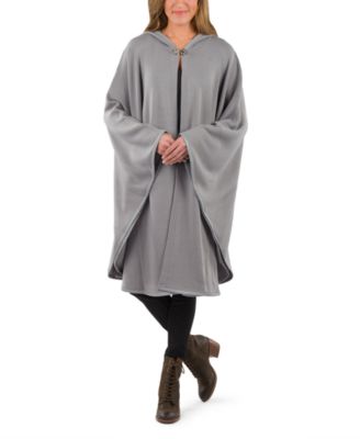 Women's Hooded Cape with Clasp