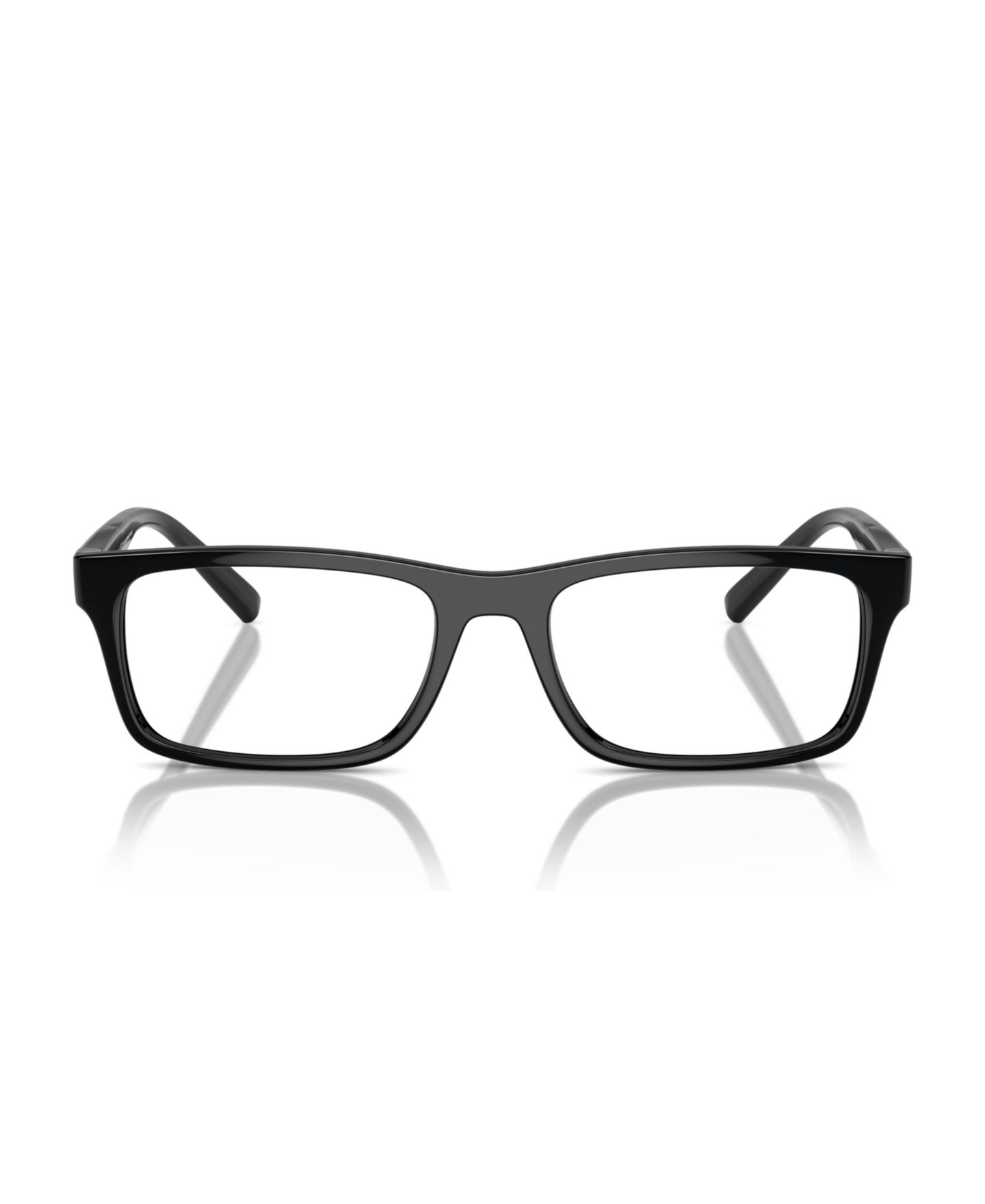 Мужские очки Armani Exchange Man Rectangle Plastic AX3115 Eyeglasses, цвет: Блестящий чёрный — фото 2