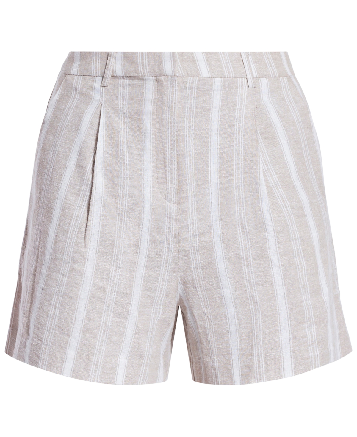 Bcbg New York Women's Striped Linen Blend Shorts