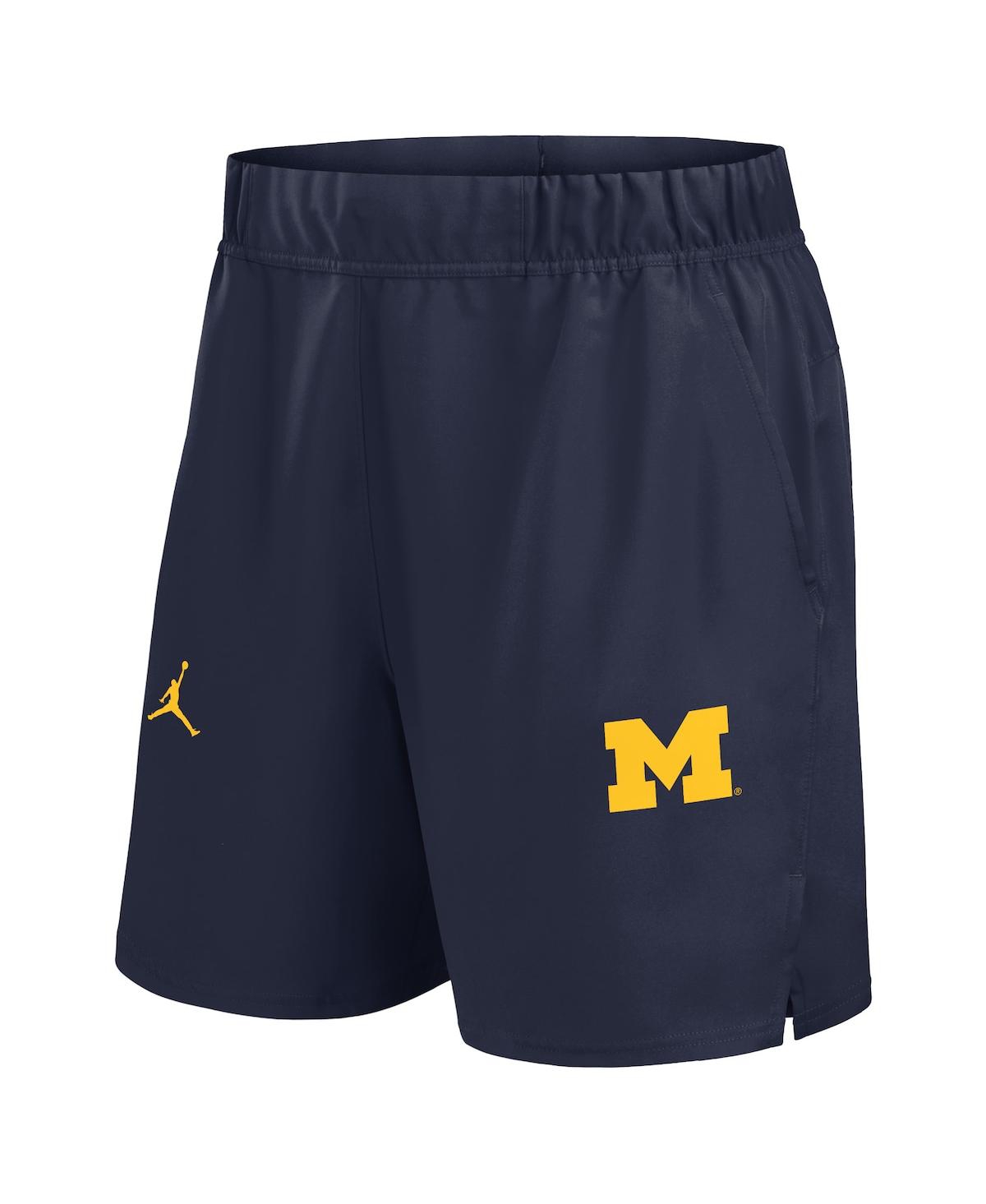 JORDAN MEN'S NAVY MICHIGAN WOLVERINES PRIMETIME VICTORY PERFORMANCE SHORTS 
