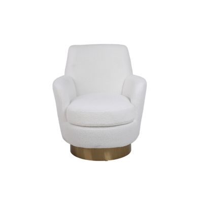 Cozy and Versatile Swivel Chair with Spacious Seating