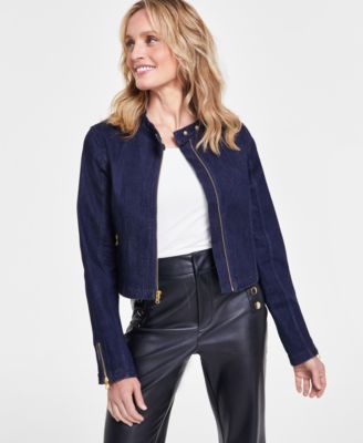 Macy's moto jacket best sale