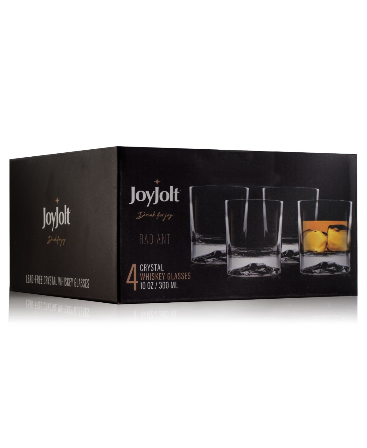 JOYJOLT RADIANT DOUBLE OLD FASHIONED TUMBLERS 