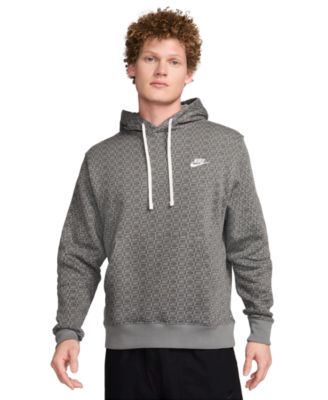 Nike Men s Sportswear Club Fleece All Over Print Pullover Hoodie Macy s