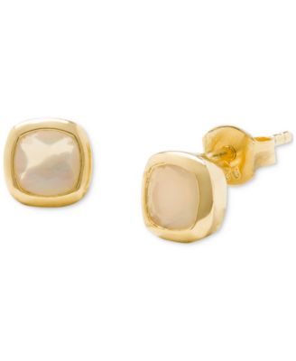 kate spade new york - 23k Gold-Plated Sterling Silver Opal Stud Earrings