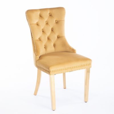 Premium Handcrafted Upholstered Chair with Solid Wood Frame