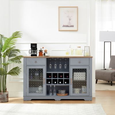  Multi-Purpose Glass Door Storage Cabinet
