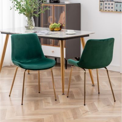 Modern Velvet Dining Chair, Set of 2