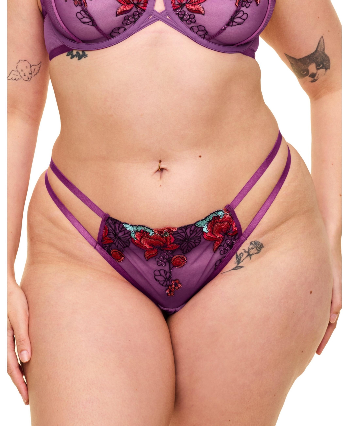 Adore Me Plus Size Jayda Brazilian Panty