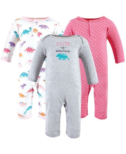 Hudson Baby Baby Girls Cotton One-Piece for Young Ladies, цвет: Cuteasaurus