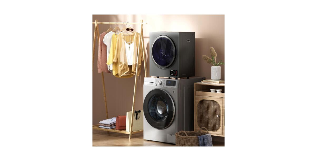 Slickblue 1.5 Cu .ft Clothes Dryer with with Stainless Steel Wall Mount
