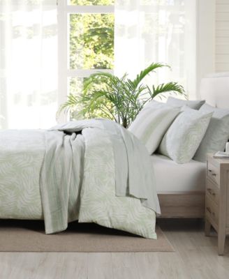 CLOSEOUT! Art Of Palms Reversible 3 Piece Duvet Cover Set, Full/Queen