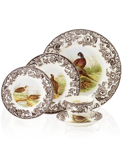Spode Dinnerware, Woodland Bird Collection