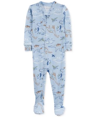 Carter's - Baby Boys Dinosaur One-Piece PurelySoft Footed Pajamas