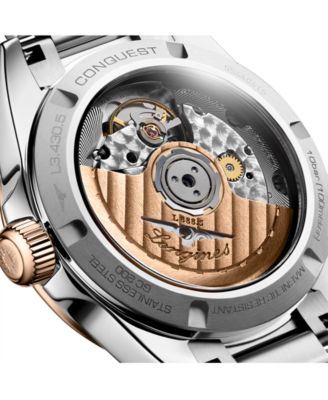 Women's Swiss Automatic Conquest Stainless Steel Bracelet Watch 34mm