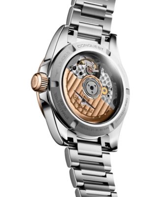 Women's Swiss Automatic Conquest Stainless Steel Bracelet Watch 34mm