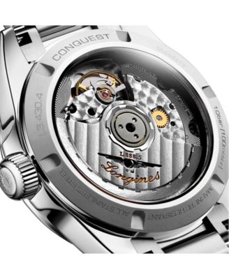 Women's Swiss Automatic Conquest Stainless Steel Bracelet Watch 34mm