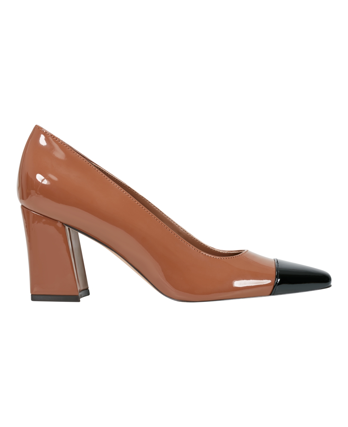 Marc Fisher Women's Kapila Slip-On Snip Toe Dress Pumps -Black Patent