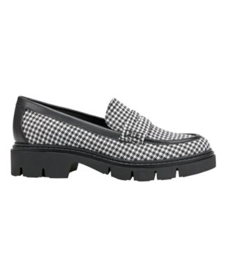 Women's Cube Lug Sole Penny Loafers