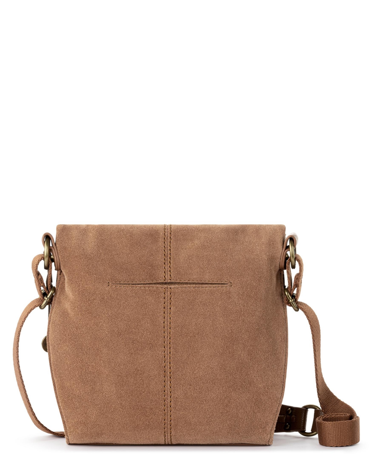 The Sak Silverlake Leather Crossbody Bag In Tobacco Suede