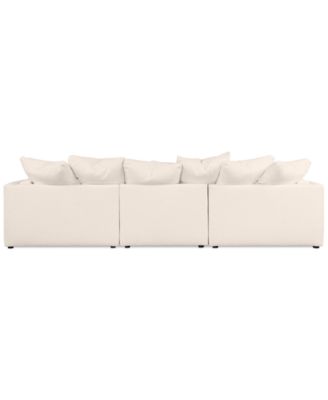 Barlien 3-Pc. Modular Fabric Sofa, Created for Macy's