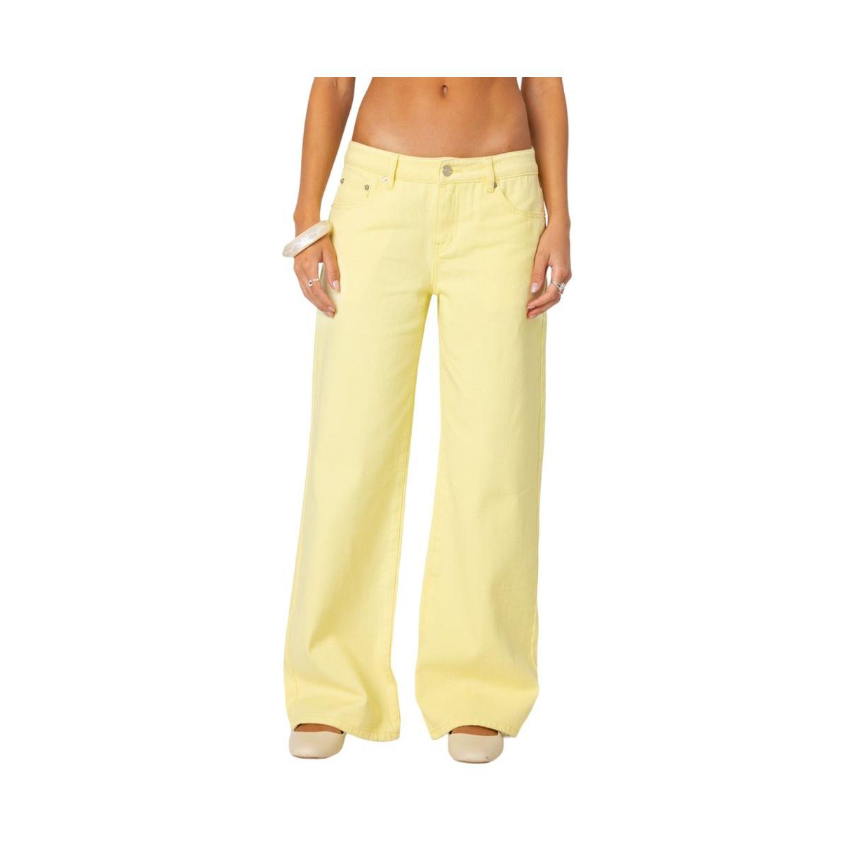 Edikted Women's Roman Low Rise Slouchy Jeans