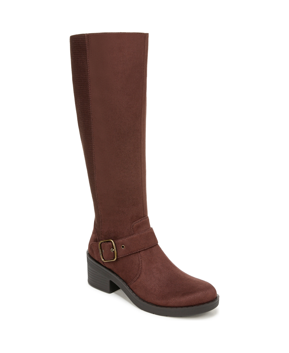 Knee high stretch fabric boots clearance