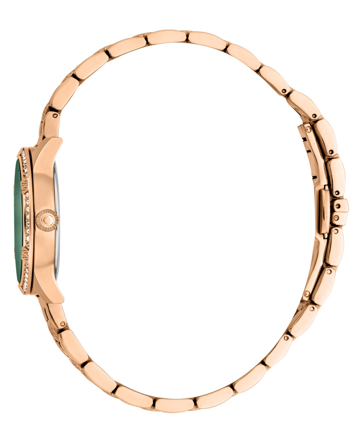 ROBERTO CAVALLI WOMEN'S QUARTZ ROSE-GOLD STAINLESS STEEL WATCH 30MM 