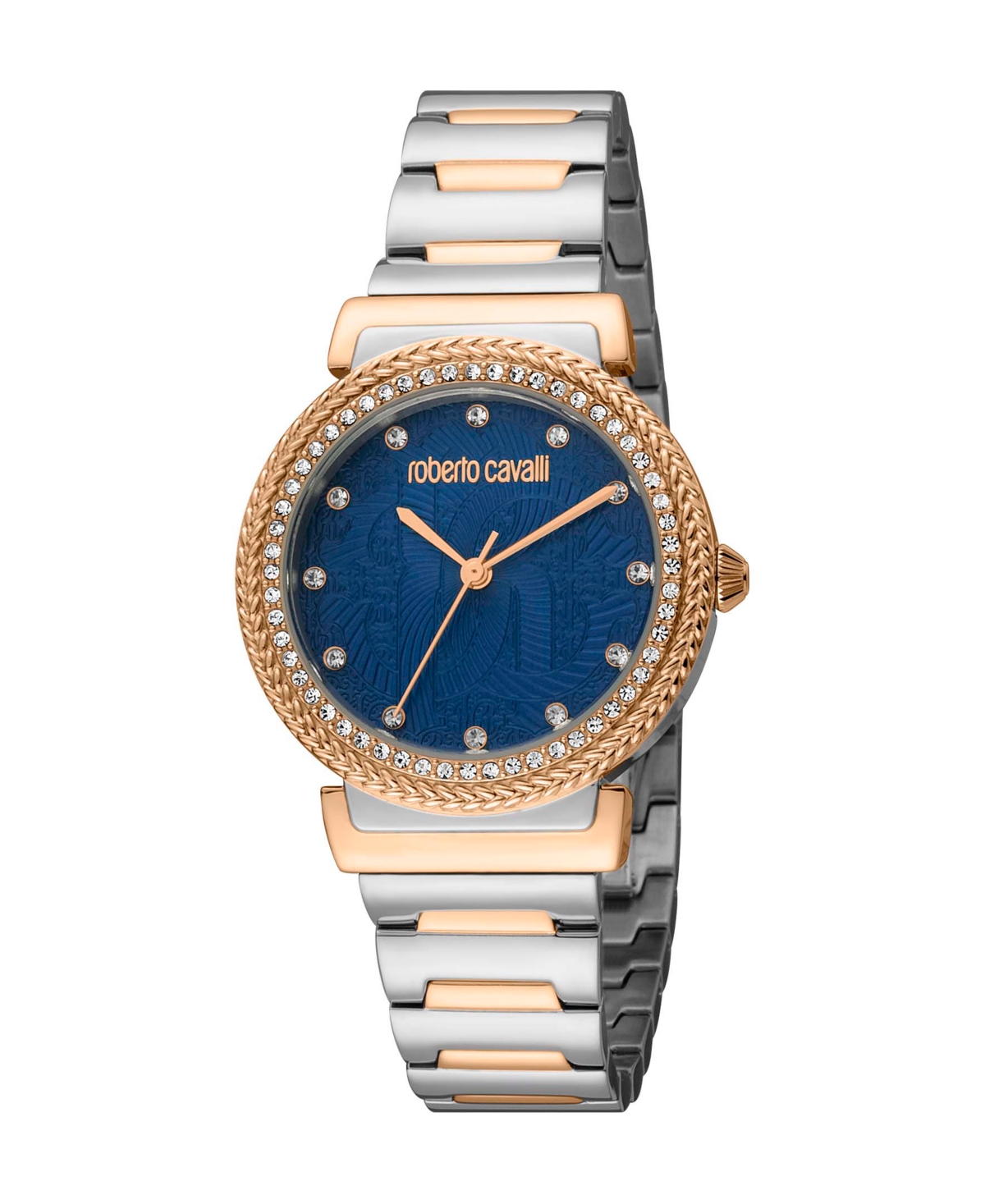 ROBERTO CAVALLI WOMEN'S QUARTZ TWO-TONE STAINLESS STEEL WATCH 32MM 