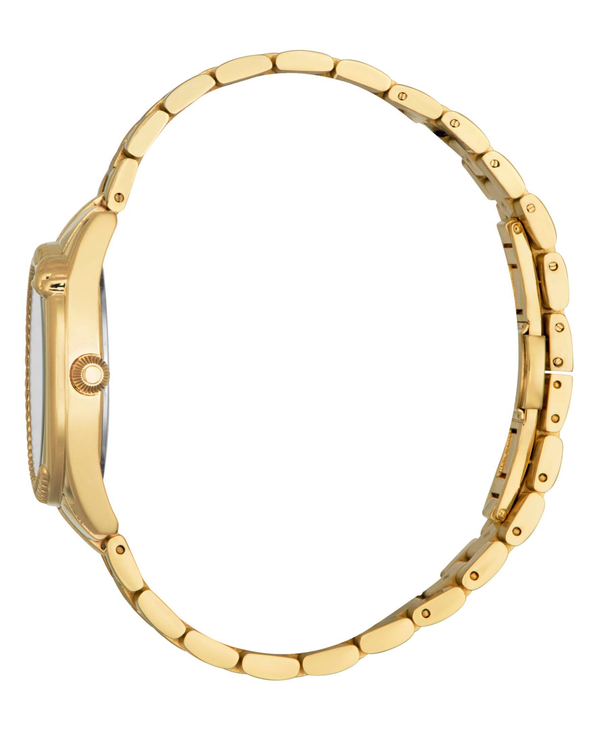 ROBERTO CAVALLI WOMEN'S QUARTZ GOLD-TONE STAINLESS STEEL WATCH 32MM 