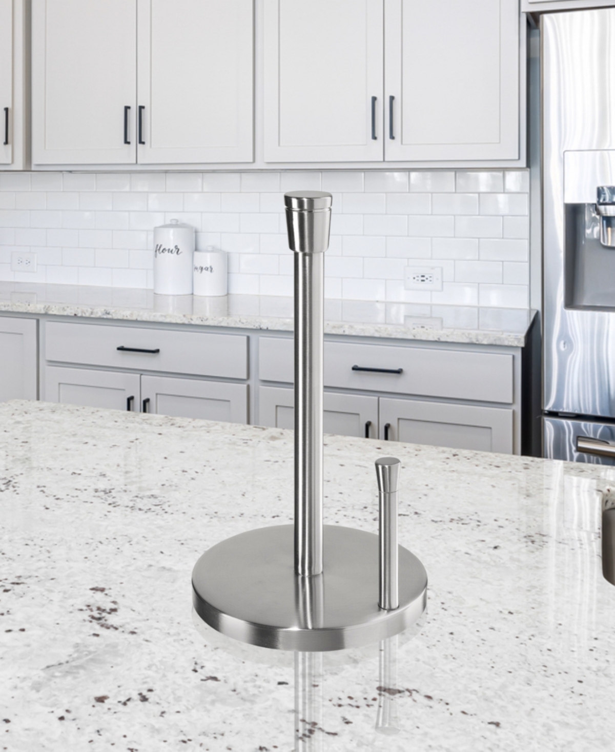 OGGI 13" STAINLESS STEEL PAPER TOWEL HOLDER 